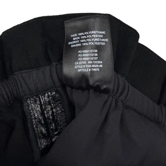 WILFRED Aritzia Jive High Rise Tie Waist Tapered Leg Vegan Leather Pant Medium - Picture 6 of 7